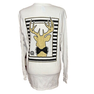 Girlie Girl Originals Long Sleeve Buck Deer with Bow M
